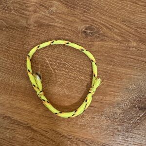 Yellow and Black Rope Bracelet​​